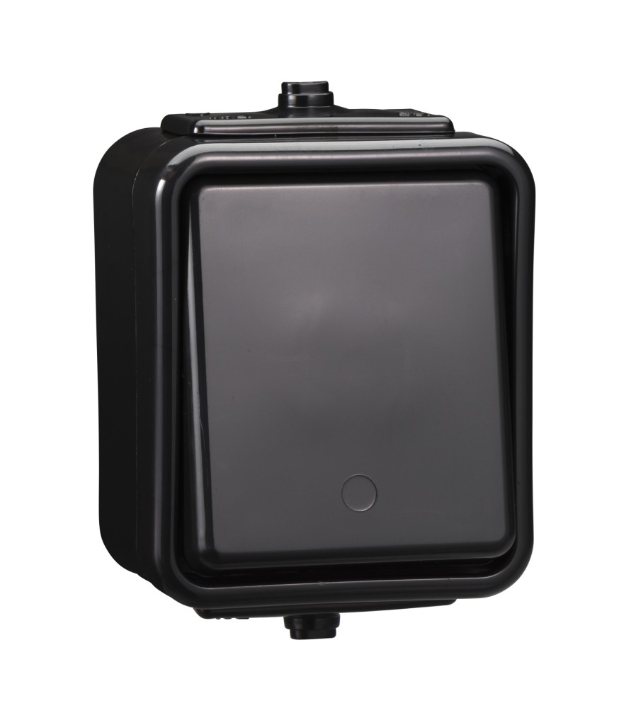 Łącznik 1-biegunowy czarny