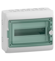 Obudowa natynkowa, Mureva (dawna Kaedra), IP65 MRV-1-12-NT-T drzwi transparentne 1 rząd 12 modułów/rząd