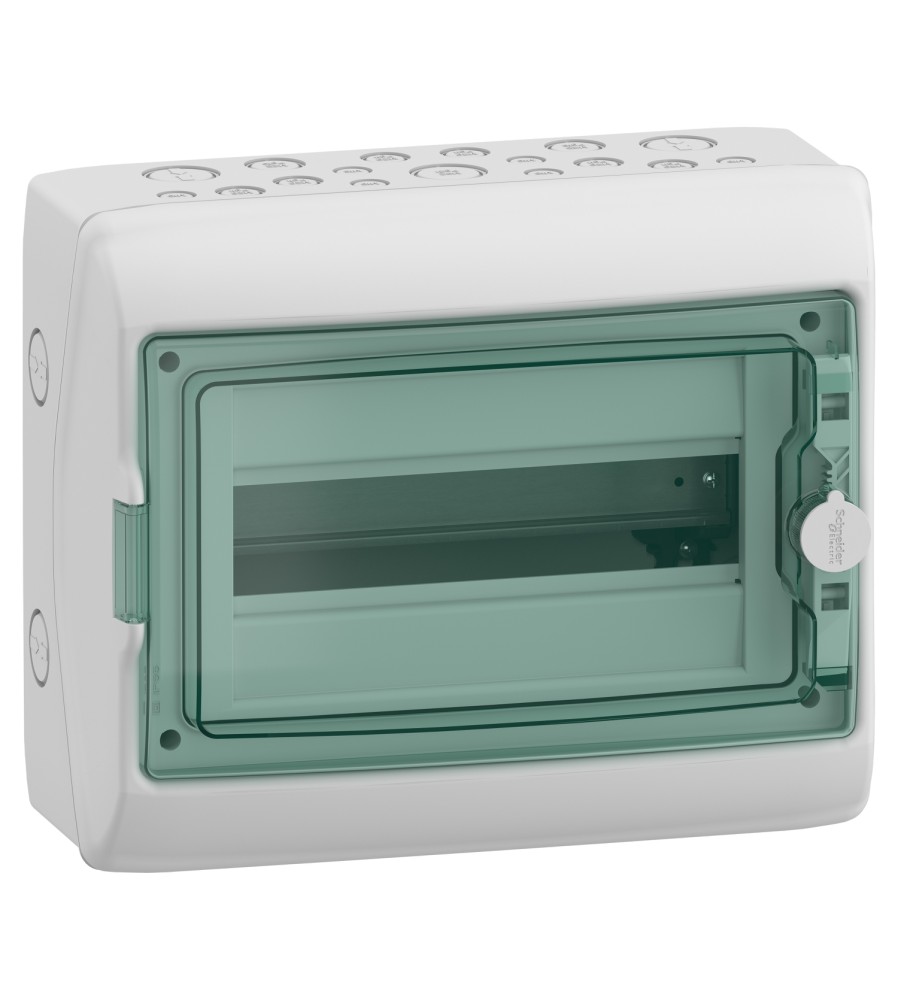 Obudowa natynkowa, Mureva (dawna Kaedra), IP65 MRV-1-12-NT-T drzwi transparentne 1 rząd 12 modułów/rząd
