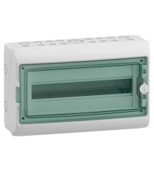Obudowa natynkowa, Mureva (dawna Kaedra), IP65 MRV-1-18-NT-T drzwi transparentne 1 rząd 18 modułów/rząd