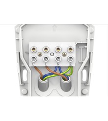 theLuxa S180 E WH Zewnętrzny pasywny czujnik ruchu PIR Theben