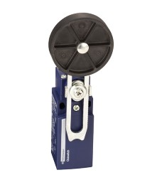 Łącznik krańcowy, dźwignia stalowa o zmiennej długości, rolka z tworzywa Ø50mm, snap action, 1NO+1NC, Pg11, IP65, IK04