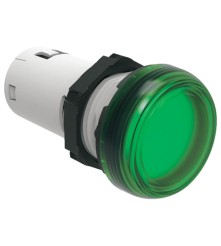 LOVATO Electric Jednoczęściowa lampka LED, kolor zielony 24VAC/DC LPMLB3