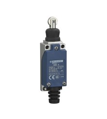 Łącznik krańcowy, trzpień z rolką stalową, snap action 1NO+1NC, IP65