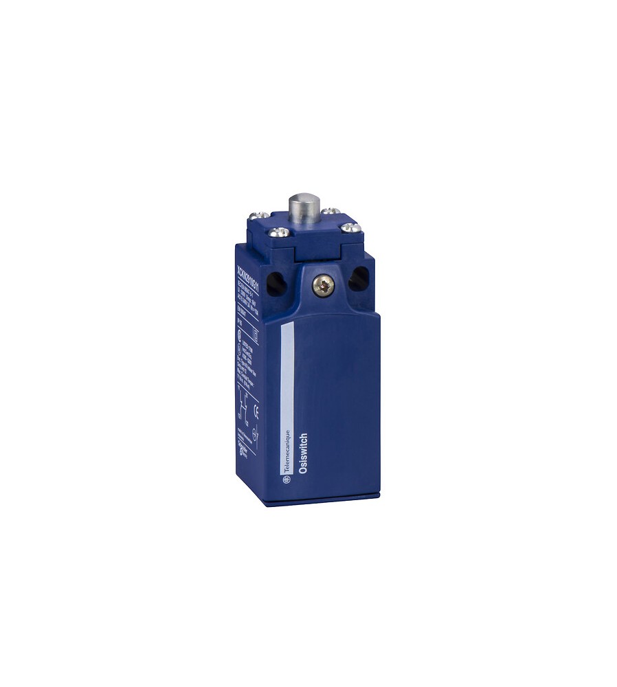 Łącznik krańcowy, trzpień metalowy, snap action, 1NO+1NC, M20, IP65, IK04
