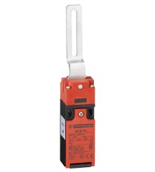 Łącznik krańcowy bezpieczeństwa, dźwignia stalowa po środku zawiasowa kątowa, 2NC, slow action, Pg11, IP67