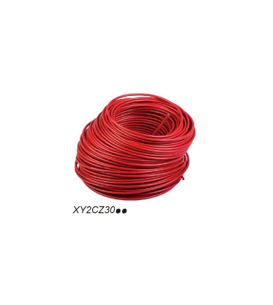 Linka ocynkowana czerwona do wyłączników cięgnowych, długość 50.5 m, Ø 3.2 mm, do XY2C
