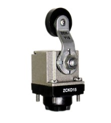 Głowica z tworzywa i metalu, dźwignia stalowa z rolką z tworzywa, do XCKL, XCKM, XCKS