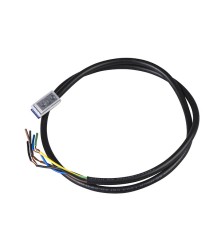 Konektor z przewodem bezhalogenowym 2m, do styków 1NC+1NO, do XCMD21 