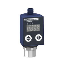 Elektroniczny czujnik ciśnienia (przetwornik), z wyświetlaczem, 24V DC, 0-10 bar, 0-10 V, 4wires, M12 4pins, G 1/4 A męski, IP65