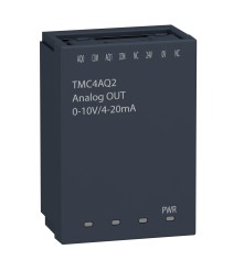 Modicon M241, kaseta we/wy, 2 wyjścia analogowe prądowe/napięciowe, zaciski śrubowe