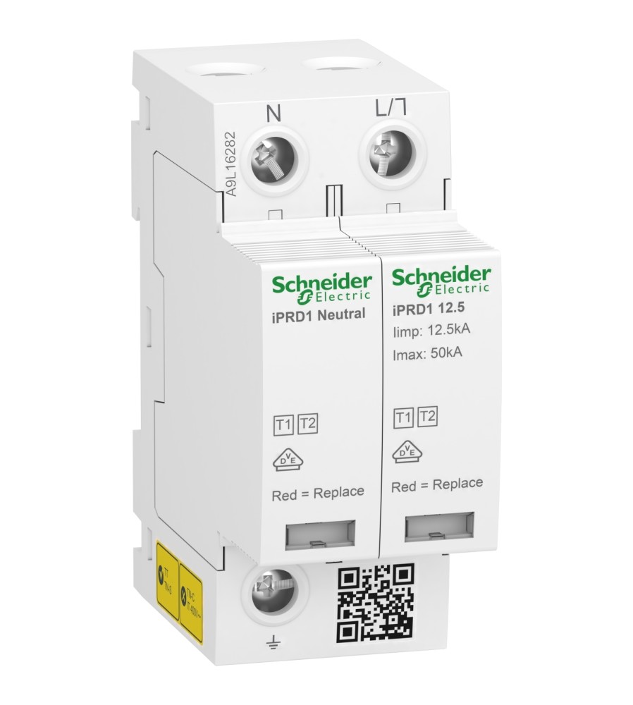 Ogranicznik przepięć iPRD1 12.5R-T12-1N 1+1-biegunowy Typ1+Typ2 12,5 kA ze stykiem