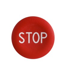 Harmony XB4 Wkładka do przycisku STOP Ø22, czerwona