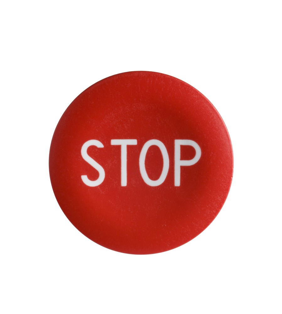 Harmony XB4 Wkładka do przycisku STOP Ø22, czerwona