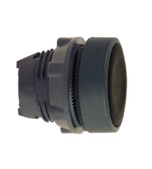 Harmony XB5 Główka przycisku płaskiego plastikowego z samopowrotem, czarna bez oznaczenia