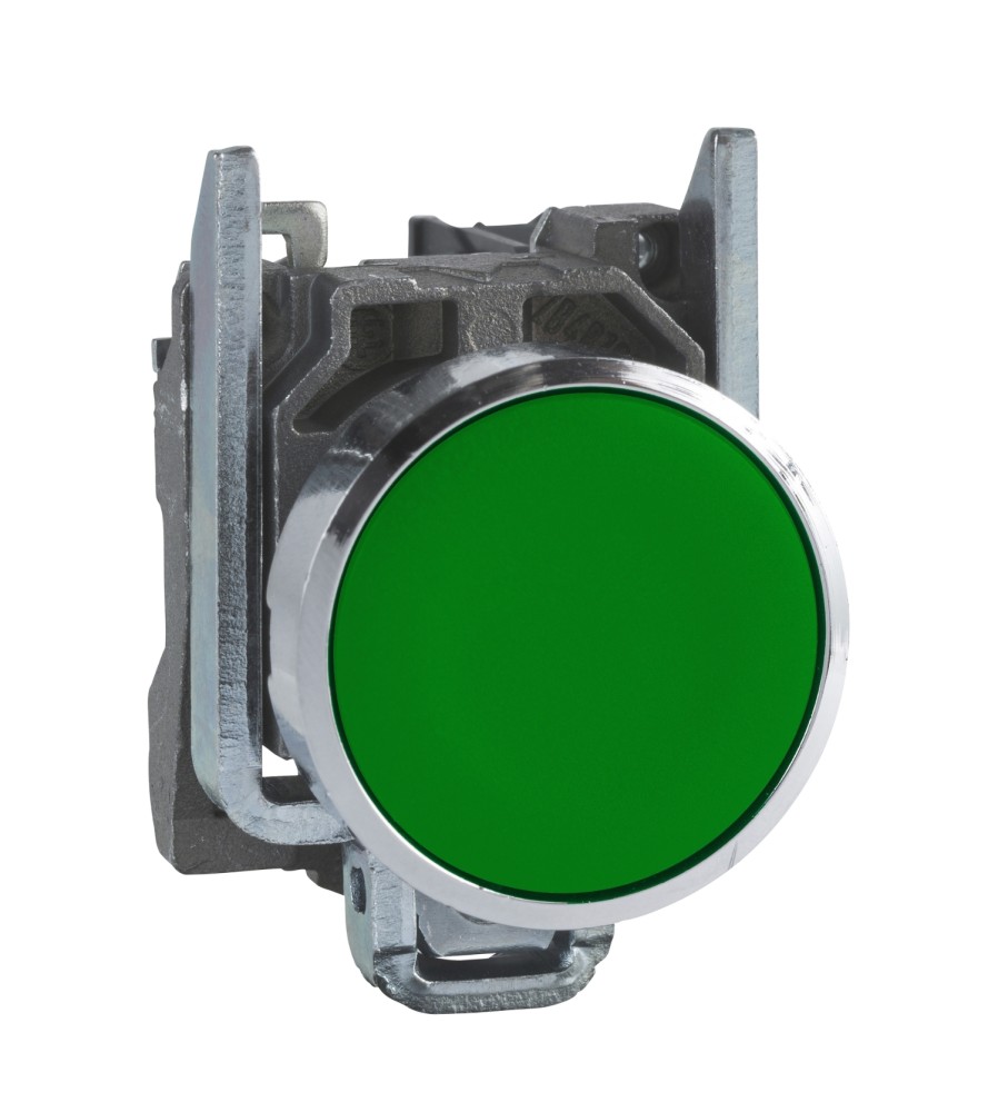 Harmony XB4 Przycisk płaski zielony, metalowy