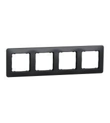 Ramka 4-krotna, Sedna Design, czarny antracyt
