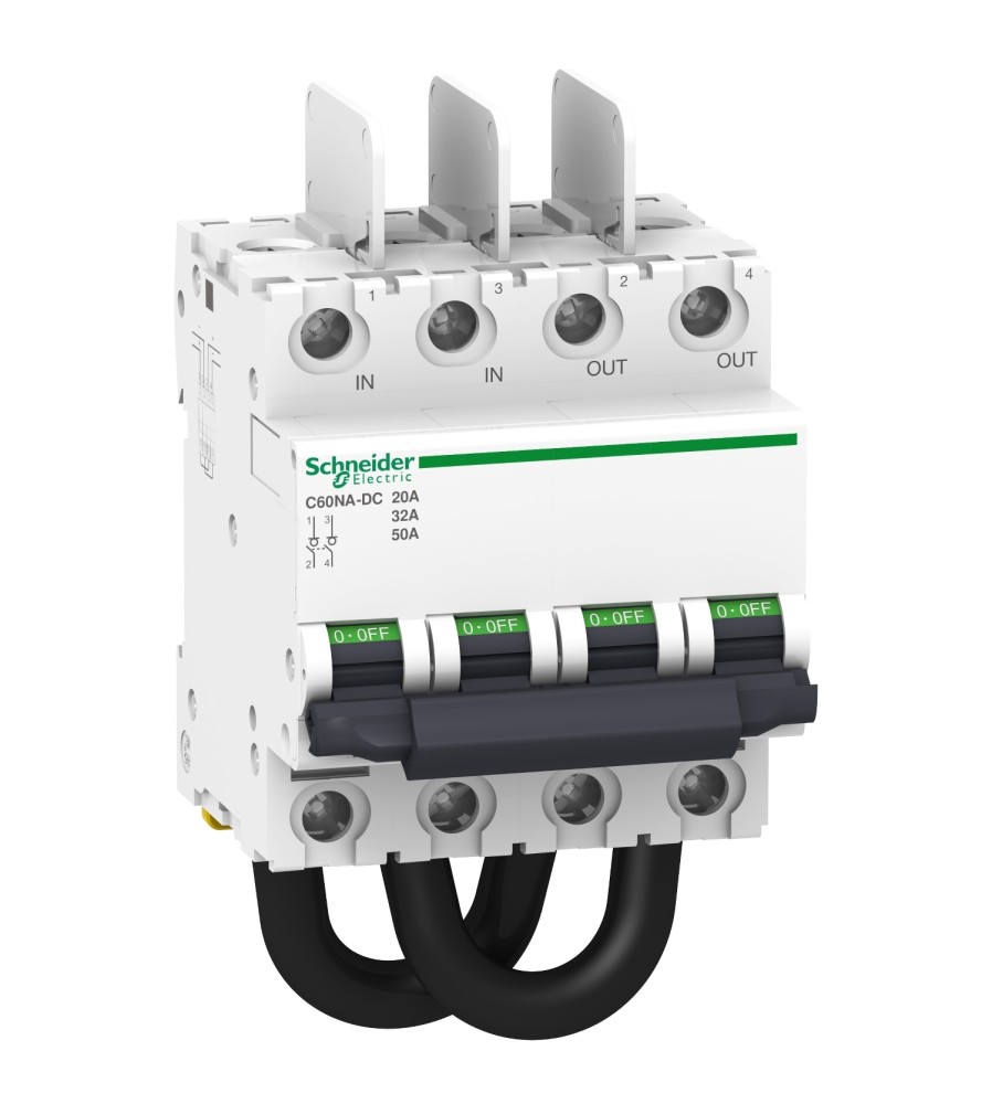 Rozłącznik DC Acti9 C60NA-DC-20 20A 2-biegunowy 1000VDC