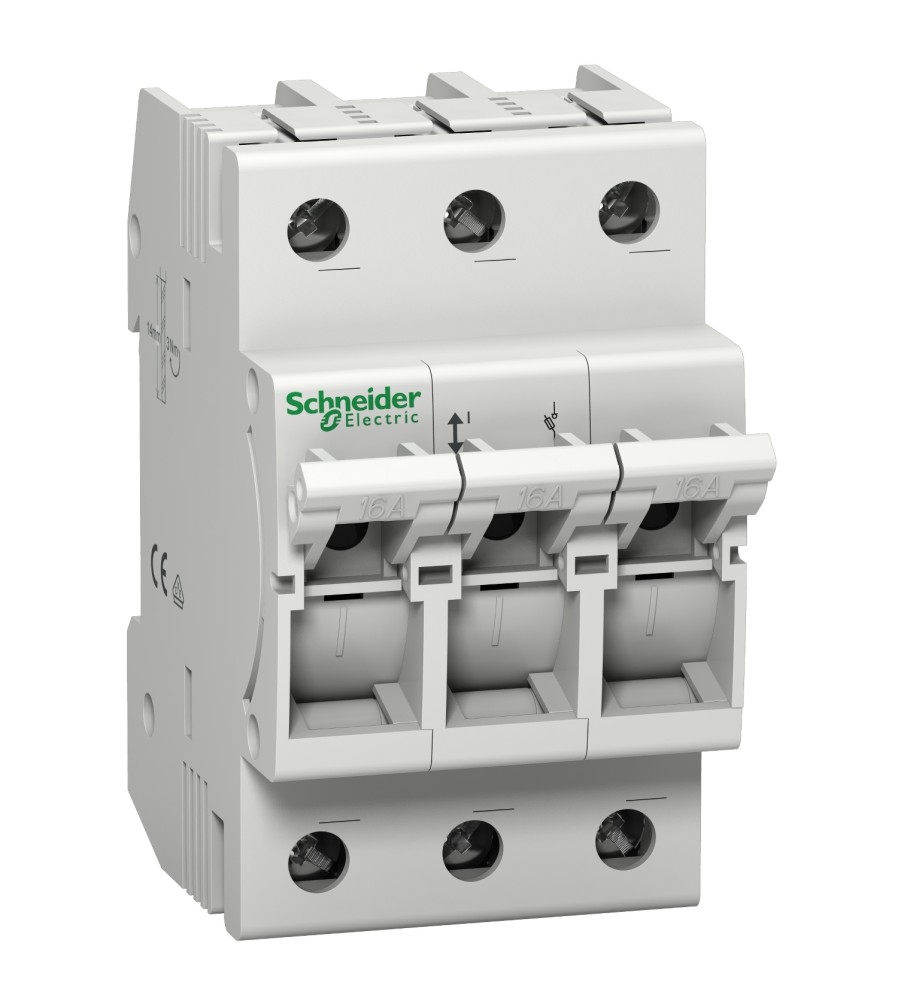 Rozłącznik bezpiecznikowy Acti9 D01-16-3 16A 3-biegunowy bez wkładek