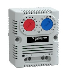 ClimaSys Podwójny termostat  CC NO NC Celsjusz 250V