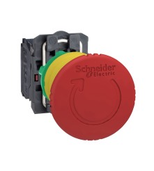 Harmony XB5 Przycisk stop awaryjny Ø40 czerwony plastikowy