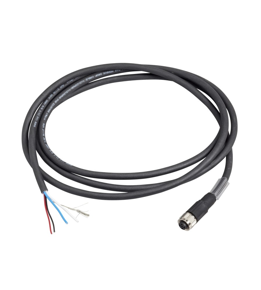 Przewody wejścia sieci CANopen M12 25m prosty