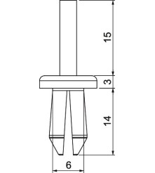 Nity rozprężne 6,5mm kanału