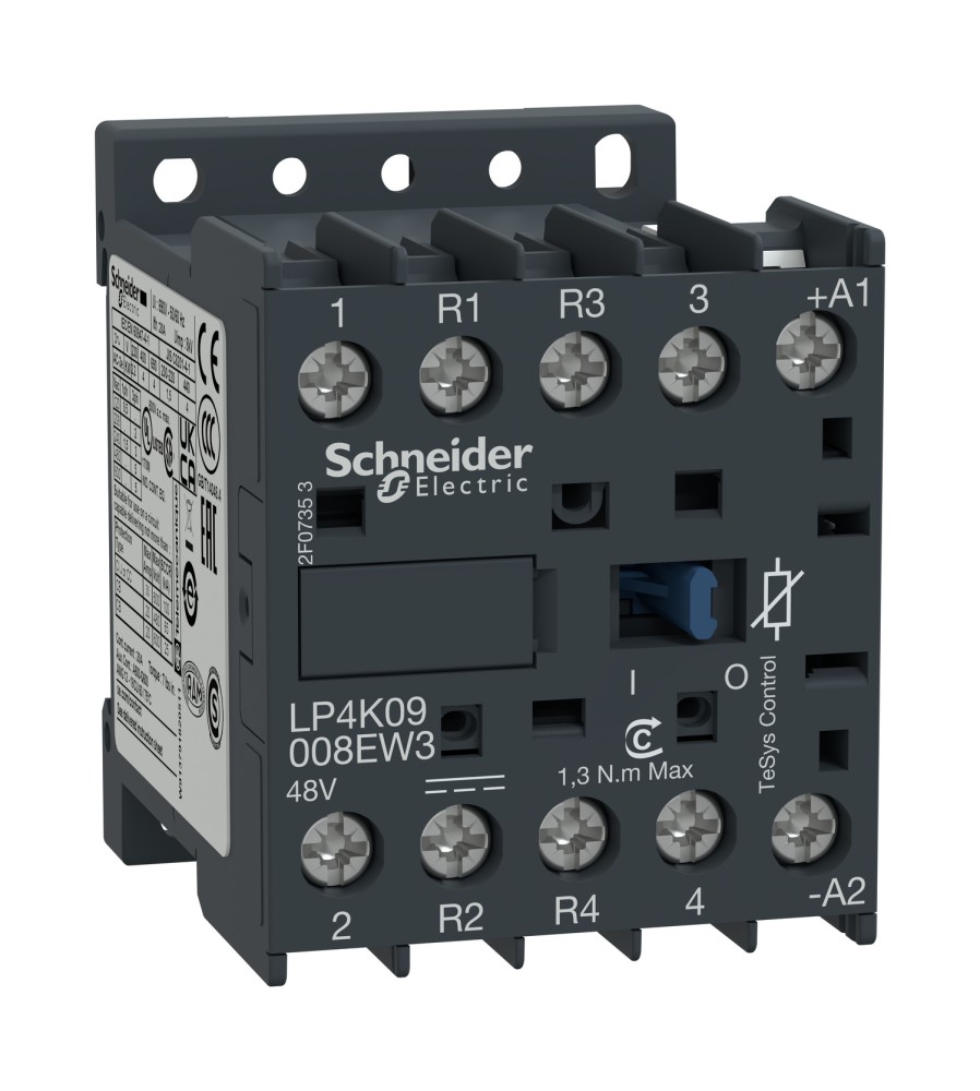 STYCZNIK LP4K09008BW3 2NO2NZ BIEGUN.K AC3-9A 24VDC ŚR