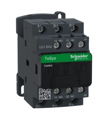 STYCZNIK LC1D12B7 D 3P AC3-12A,NZ+NO,24V 50/60HZ LC1D12B7