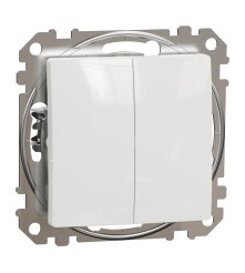 Sedna Design & Elements, łącznik podwójny schodowy, biały