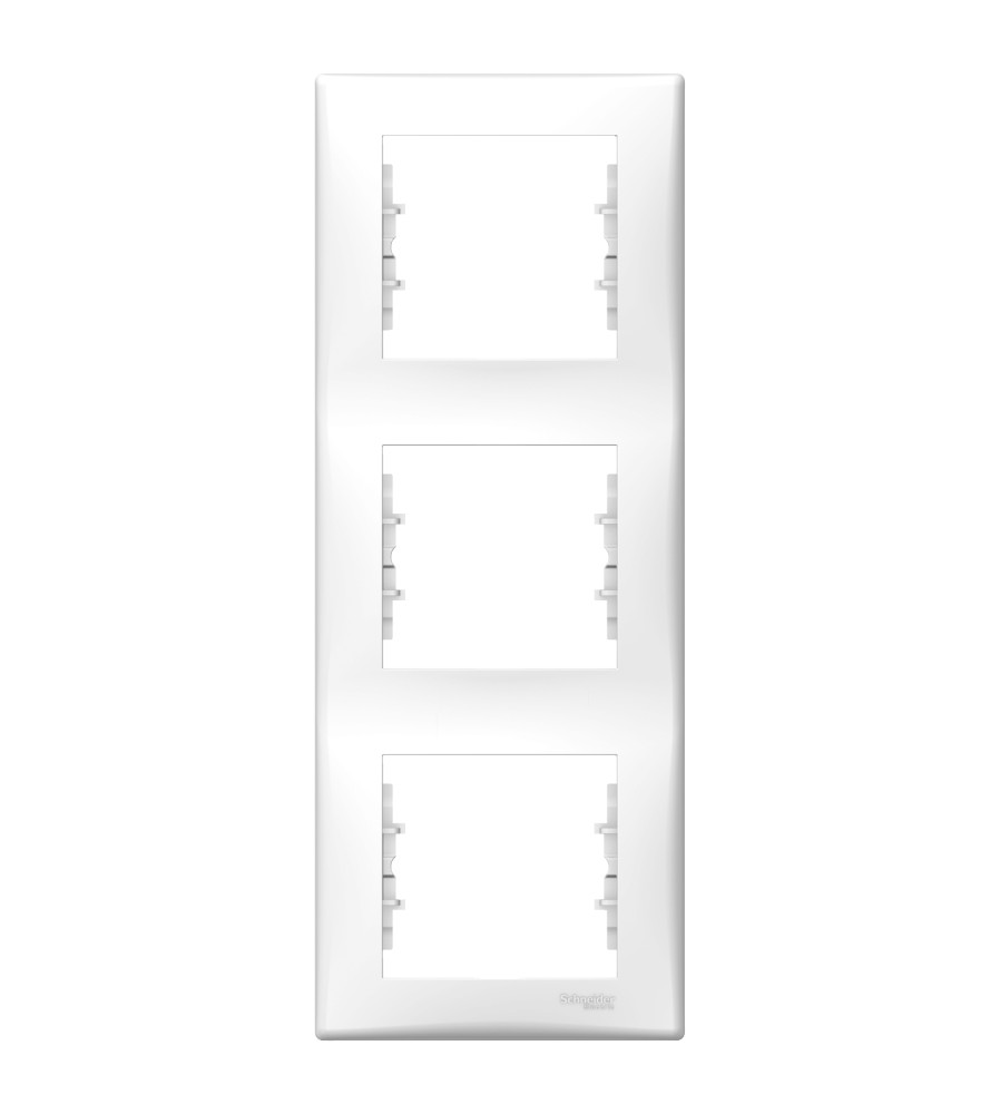 Sedna, ramka 3-krotna pionowa, biały