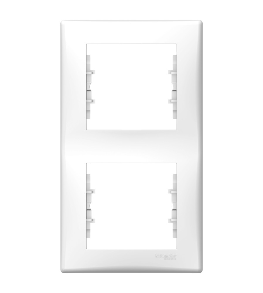 Sedna, ramka 2-krotna pionowa, biały