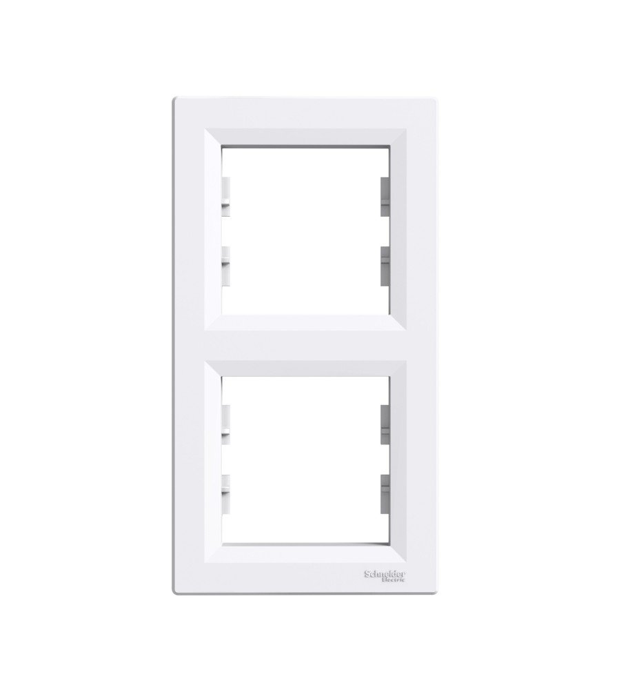 Ramka 2-krotna pionowa, biała